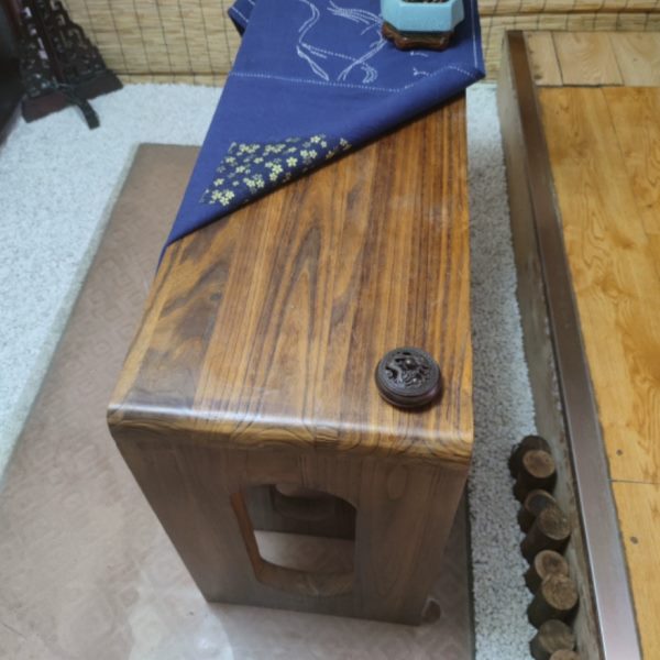 传承经典榫卯镶嵌工艺古琴桌凳 古琴一体桌凳 国学桌 书法桌 茶桌