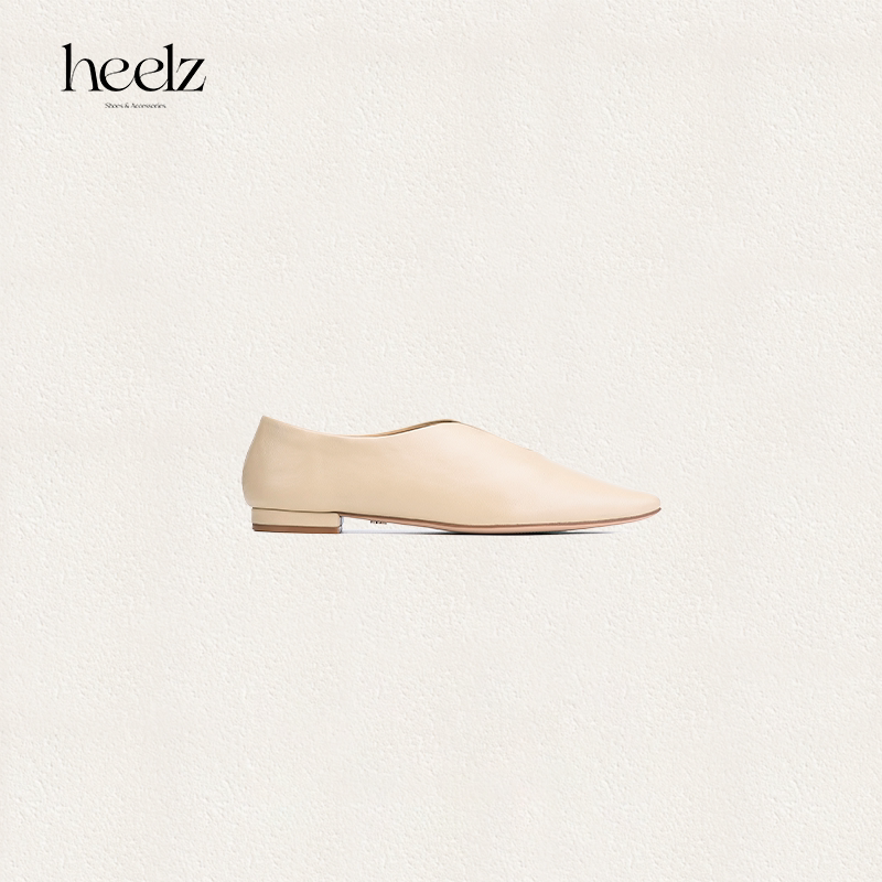 heelzU口羊皮极简奶奶鞋1.5公分