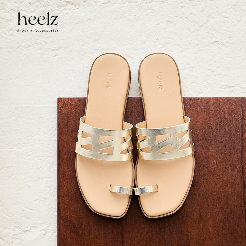 heelz设计师羊皮度假凉鞋1.5公分