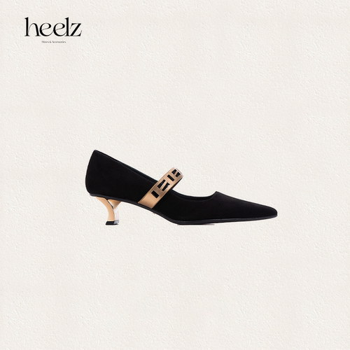 heelz设计师手工鞋履 ｜H 繁花羊皮单鞋 4.5公分