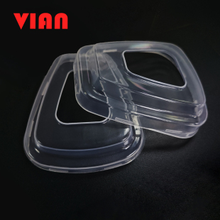 防毒面具配件 接承盖 搭配6200防护面具 501面罩过滤棉胶盖 VIAN
