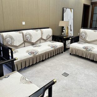沙发垫套罩秋冬巾沙发四季 实木沙发定制防滑靠背扶手子新中式 通用