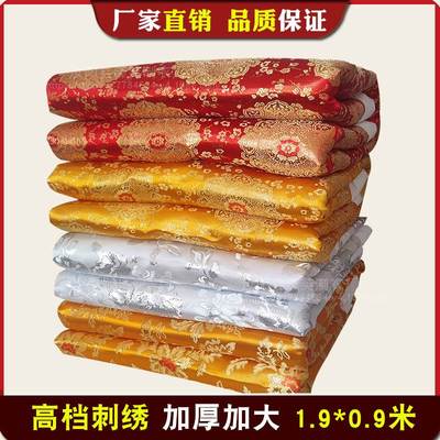 寿被男女铺盖殡葬品真丝织锦刺绣