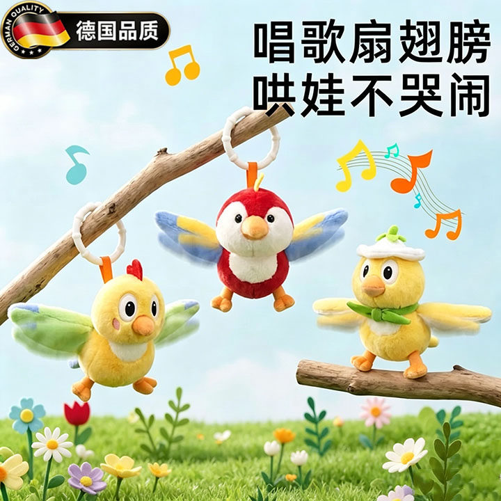 德国进口电动哄睡神器床铃玩具