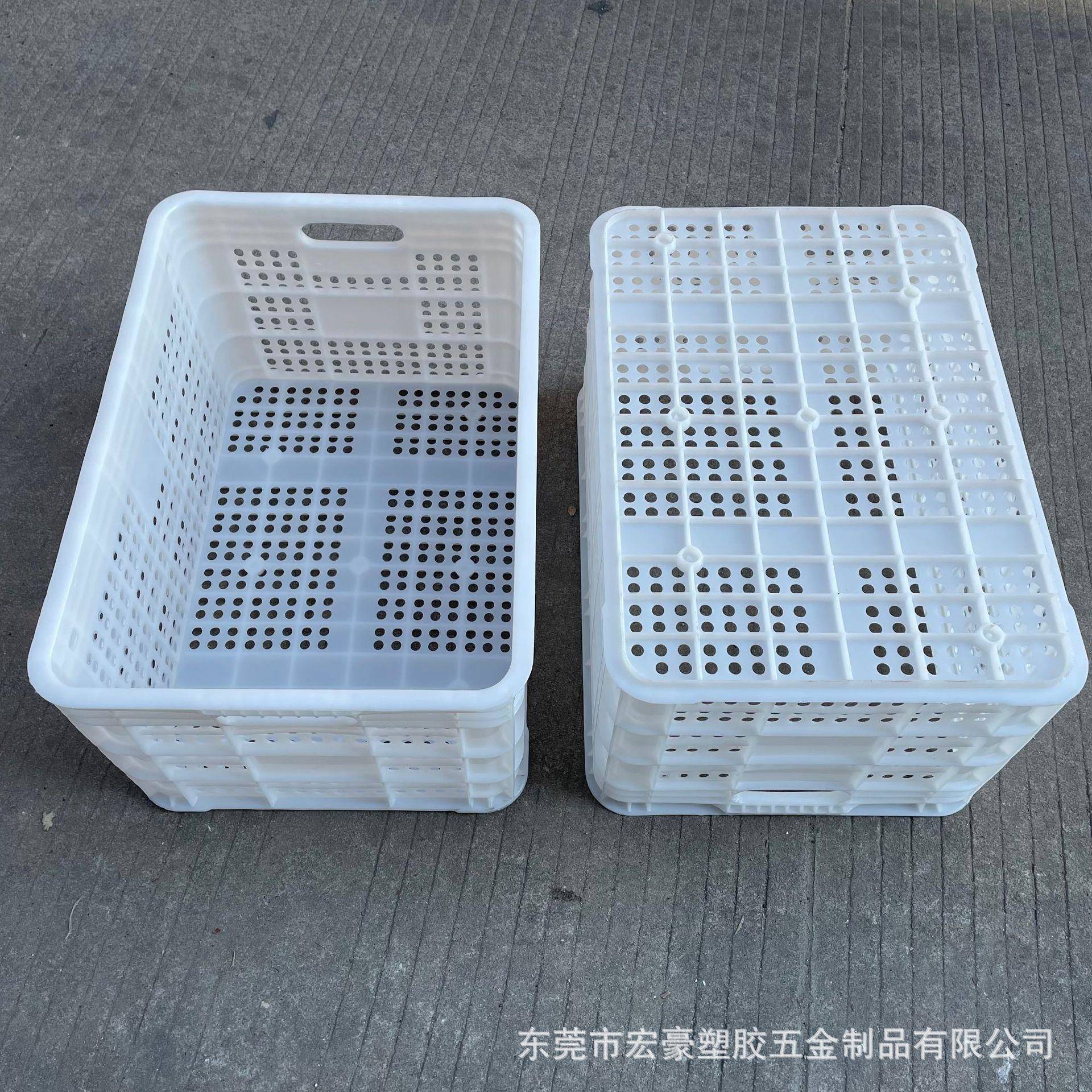 河源清远全新料加厚4斤白色塑料水果箩50斤装竹笋火龙果桔子箩筐