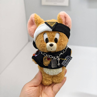 仅娃衣 泰菲衣服老鼠杰瑞卫衣背带裤 装 卡通毛绒玩偶JERRY包挂换装