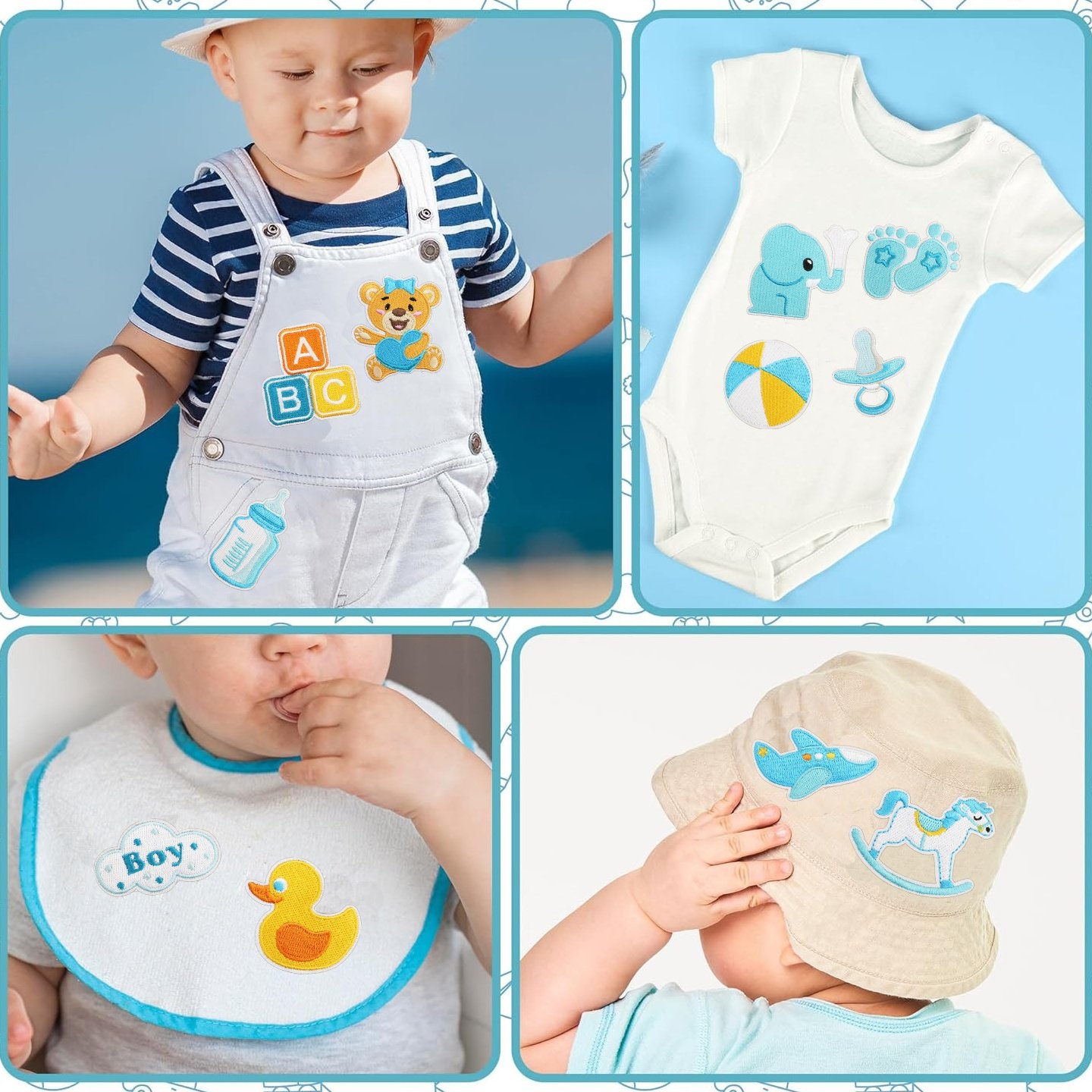 啸天女宝宝衣物补丁贴奶瓶婴儿车刺绣布贴卡通小公主梦幻木马章仔,居家布艺,布贴,淘宝优惠券,粉丝福利购,淘宝优惠卷