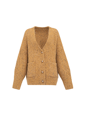 4.8支卡洛夫880g慵懒风宽松V领针织开衫W24AI9020