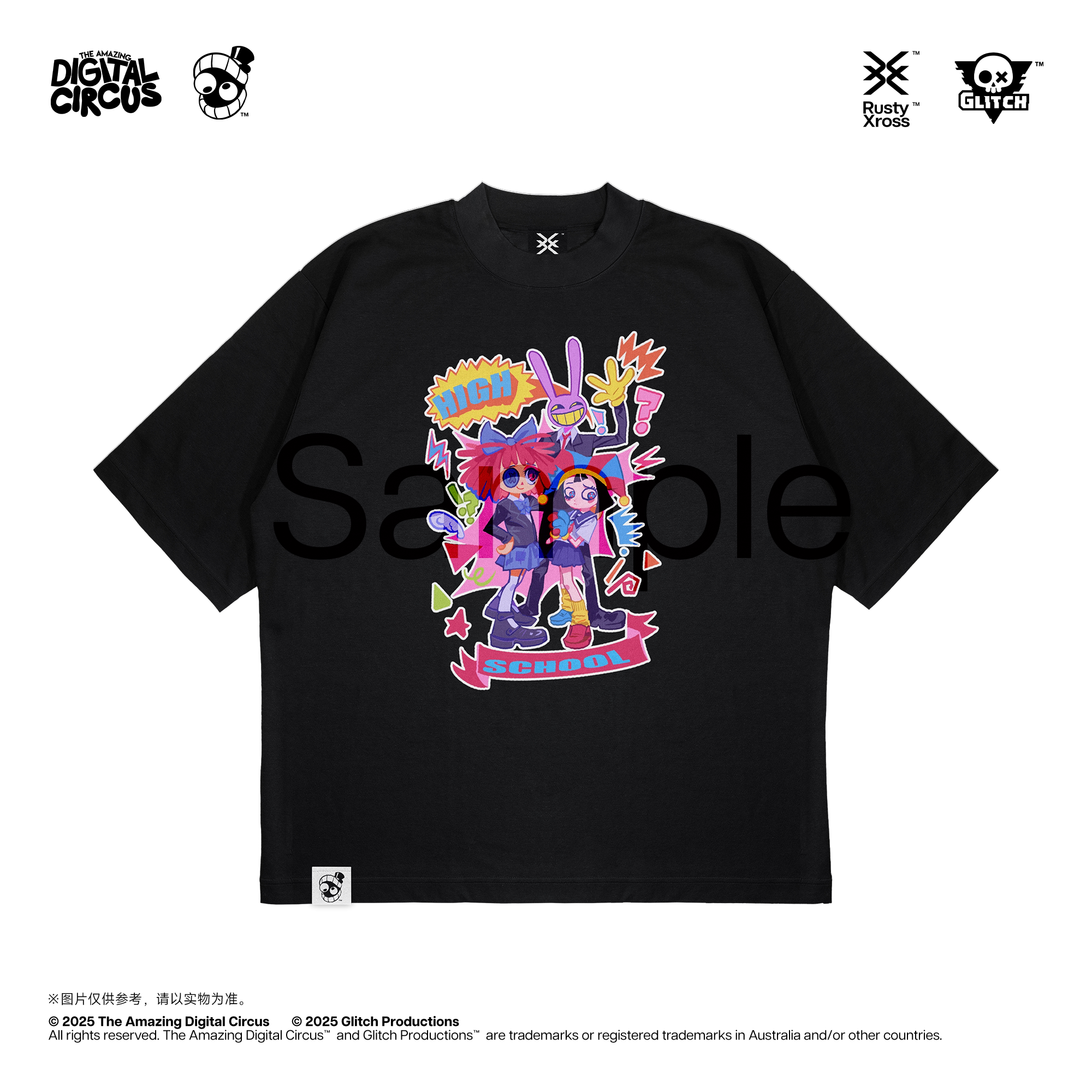 thumbnail for 神奇数字马戏团TADC 剧集系列T恤-预售 正版授权 「RustyXross」