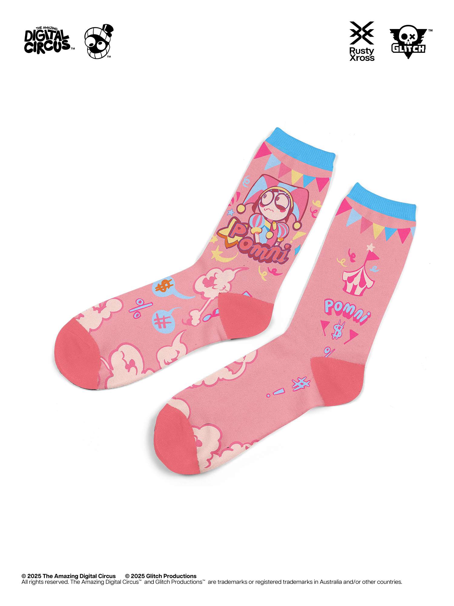 thumbnail for 神奇数字马戏团TADC 印花袜子 正版授权 「RustyXross」