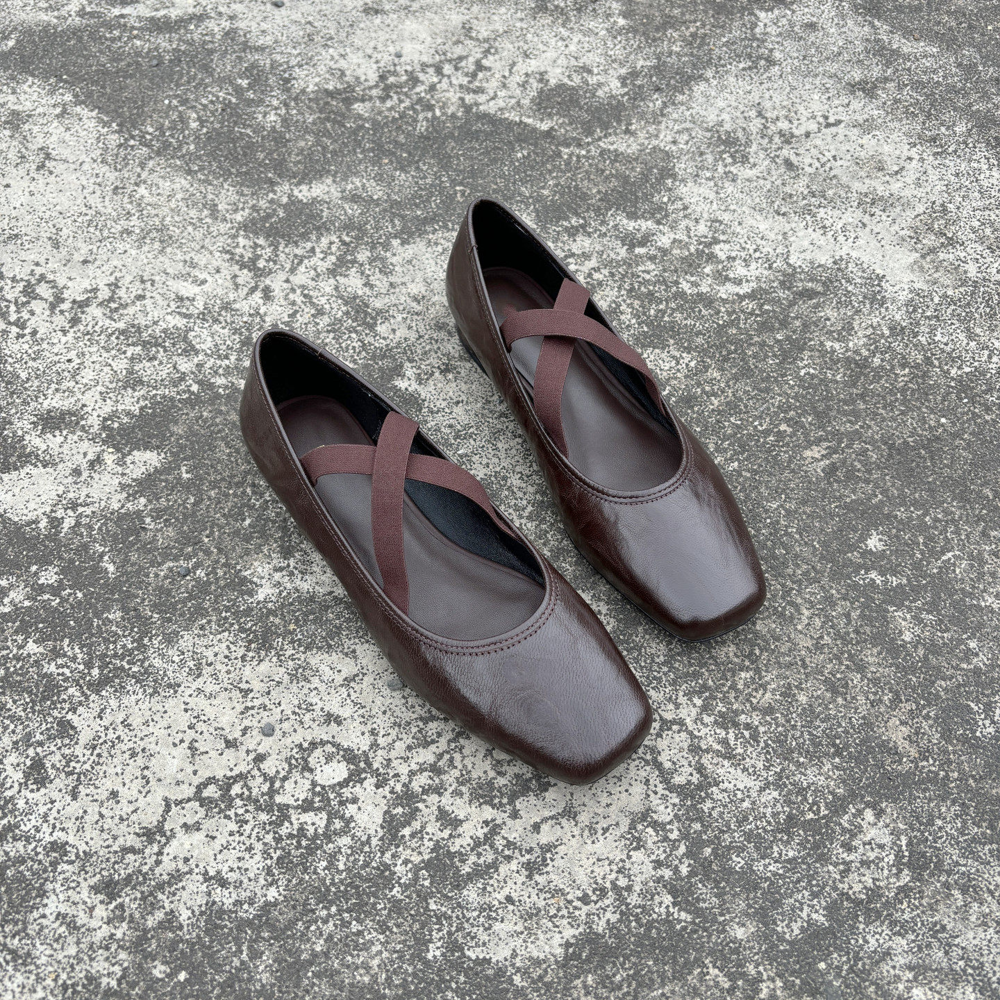 高端外贸法式复古交叉带真皮方头玛丽珍鞋女平底芭蕾舞鞋舒适单鞋,女鞋,玛丽珍鞋,淘宝优惠券,粉丝福利购,淘宝优惠卷