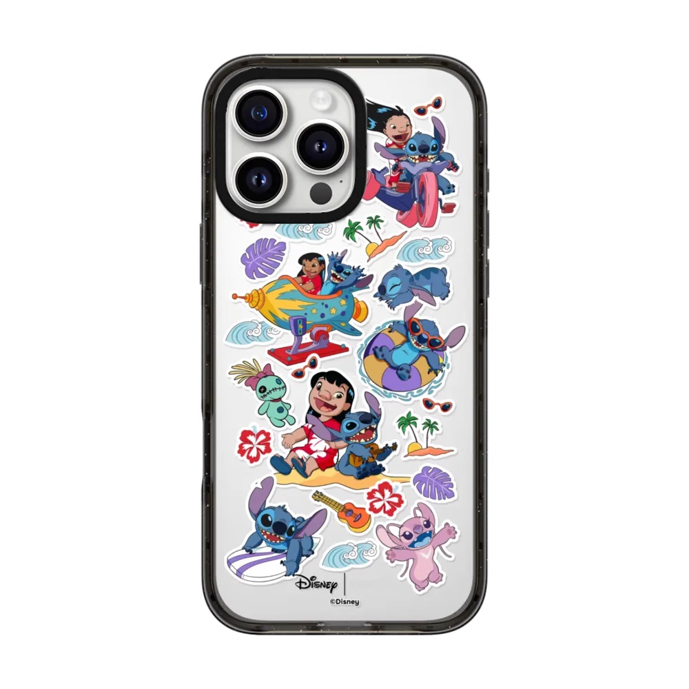 代购联名Stitch迪士尼史迪奇适用苹果16/15promax手机壳新款亚克力iphone14plus保护13pro防摔镜面保护套12