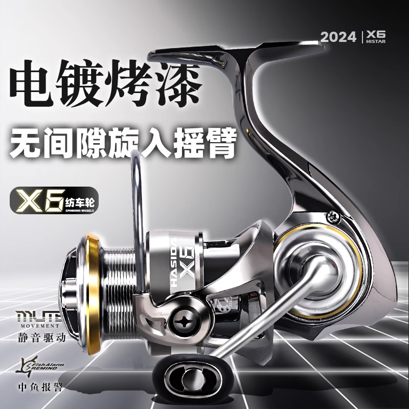 哈斯达金属远投泛用路亚纺车轮