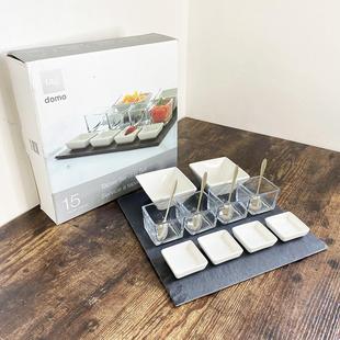 硬货 小味碟陶瓷创意酱料调料碗 慎入 餐前小吃碗碟餐具15件套装