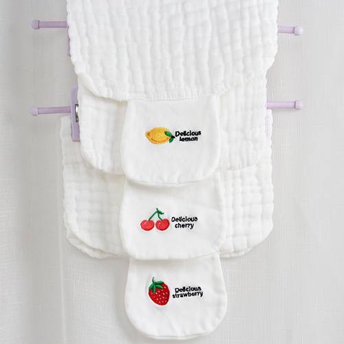 纯棉儿童幼儿园纯棉隔汗巾