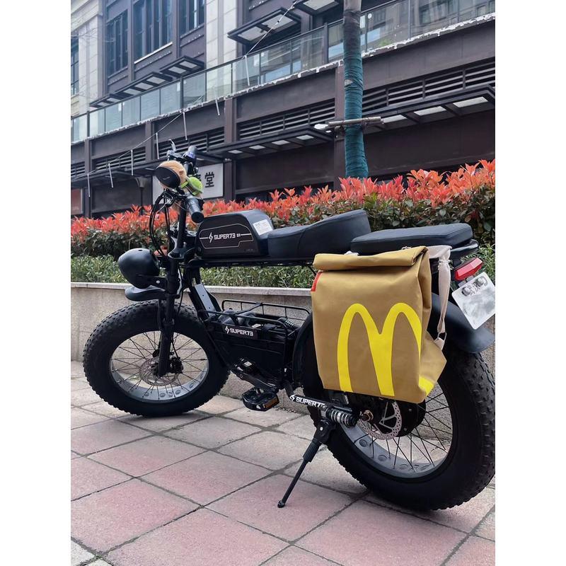 麦当劳电动车挂物包踏板摩托车边包侧包防水电瓶车后备箱挂包前置