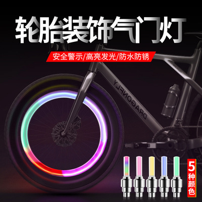 适用捷安特atx610/620/660/700/720自行车气门灯夜骑气嘴灯风火轮