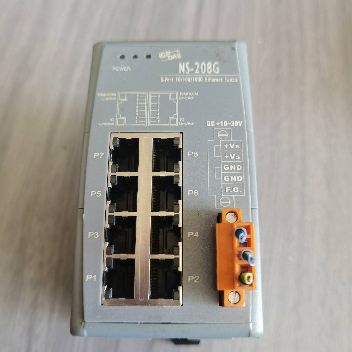 维修议价泓格工业以太网8口交换机NS-208G