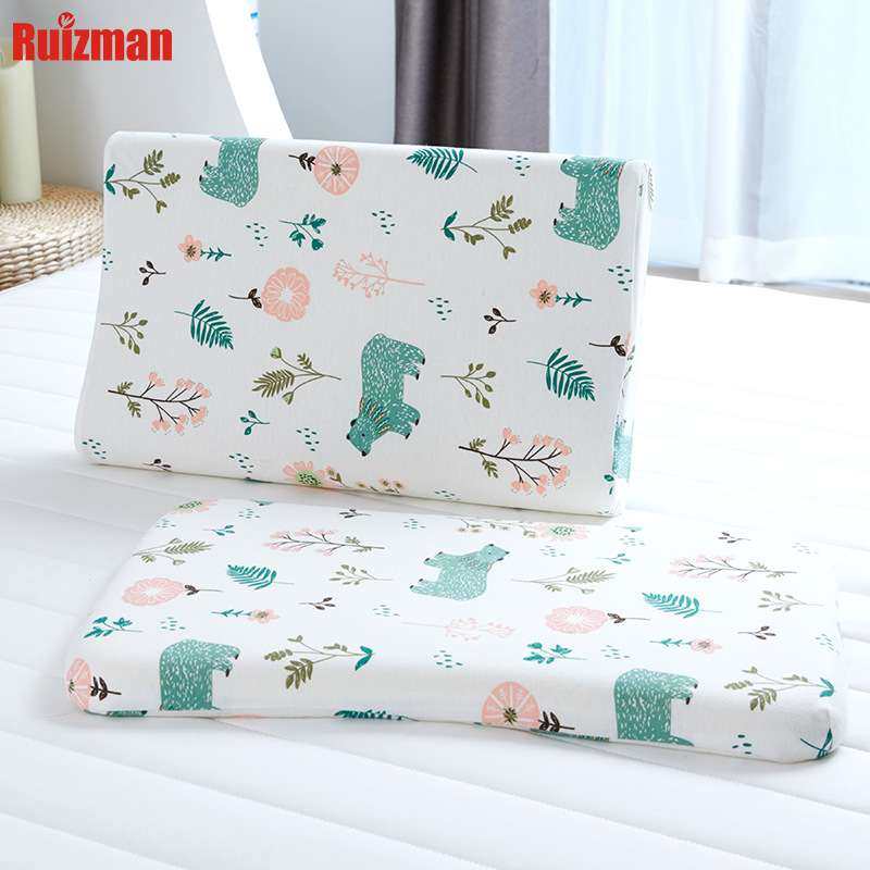 记忆棉儿童枕A类1-3-6岁纯棉太空记忆枕幼儿园宝宝慢回弹枕头