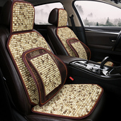 菩提子汽车坐垫夏季 凉垫透气单片凉珠子通用办公座椅垫木珠三件套