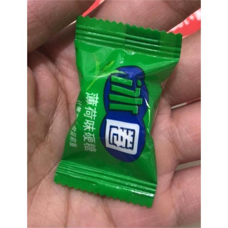 新日期5斤有个圈圈薄荷糖润喉硬质糖果冰圈带圈散装零食老式强劲