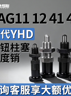 旋钮柱塞分度销ZAG11 ZAG41 ZAG42 ZAG12-M6 M8 M10 M12 M16 M16A