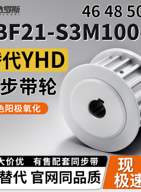 同步轮EBF21-S3M100-46 48 50-B-H-d5 d6 d6.35 d8 d10 d12 d12.7