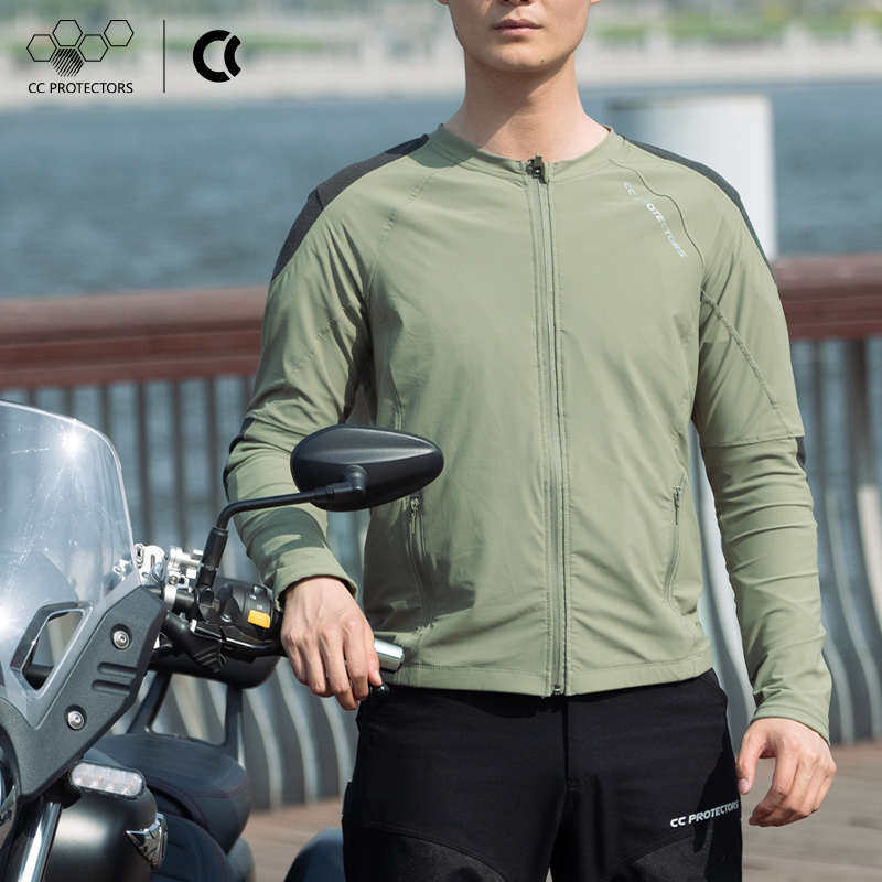 新品CC龙鳞护甲衣摩托车骑行服男夏季透气防摔凯夫拉耐磨