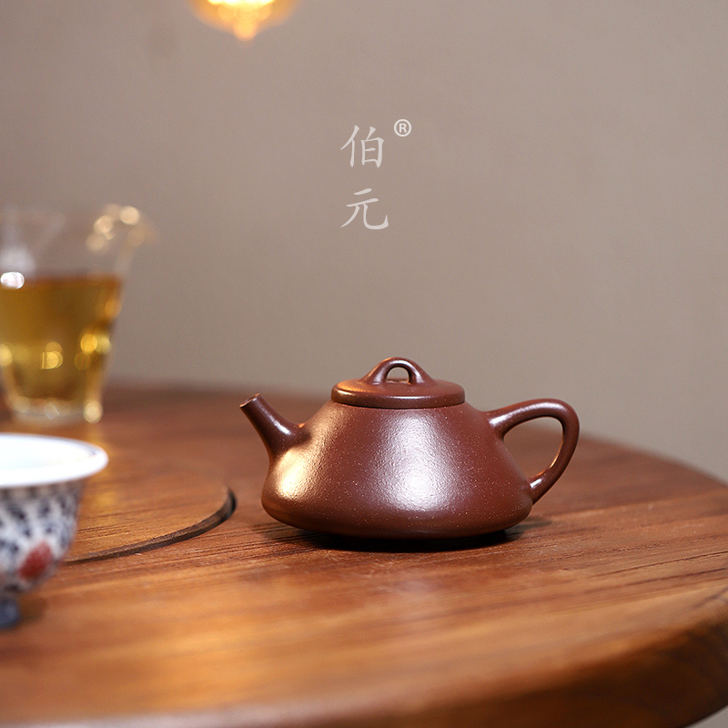 伯元中式紫砂手工石瓢