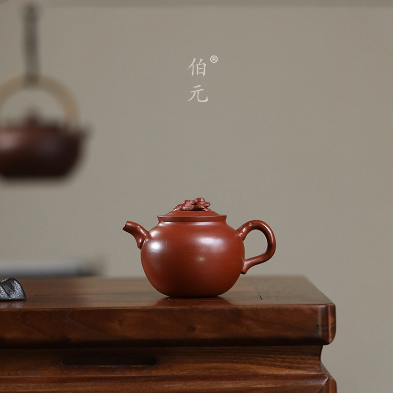 伯元中式紫砂刻绘时来运转