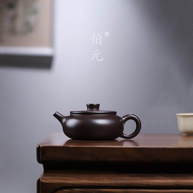 伯元中式紫砂手工福气鼓韵