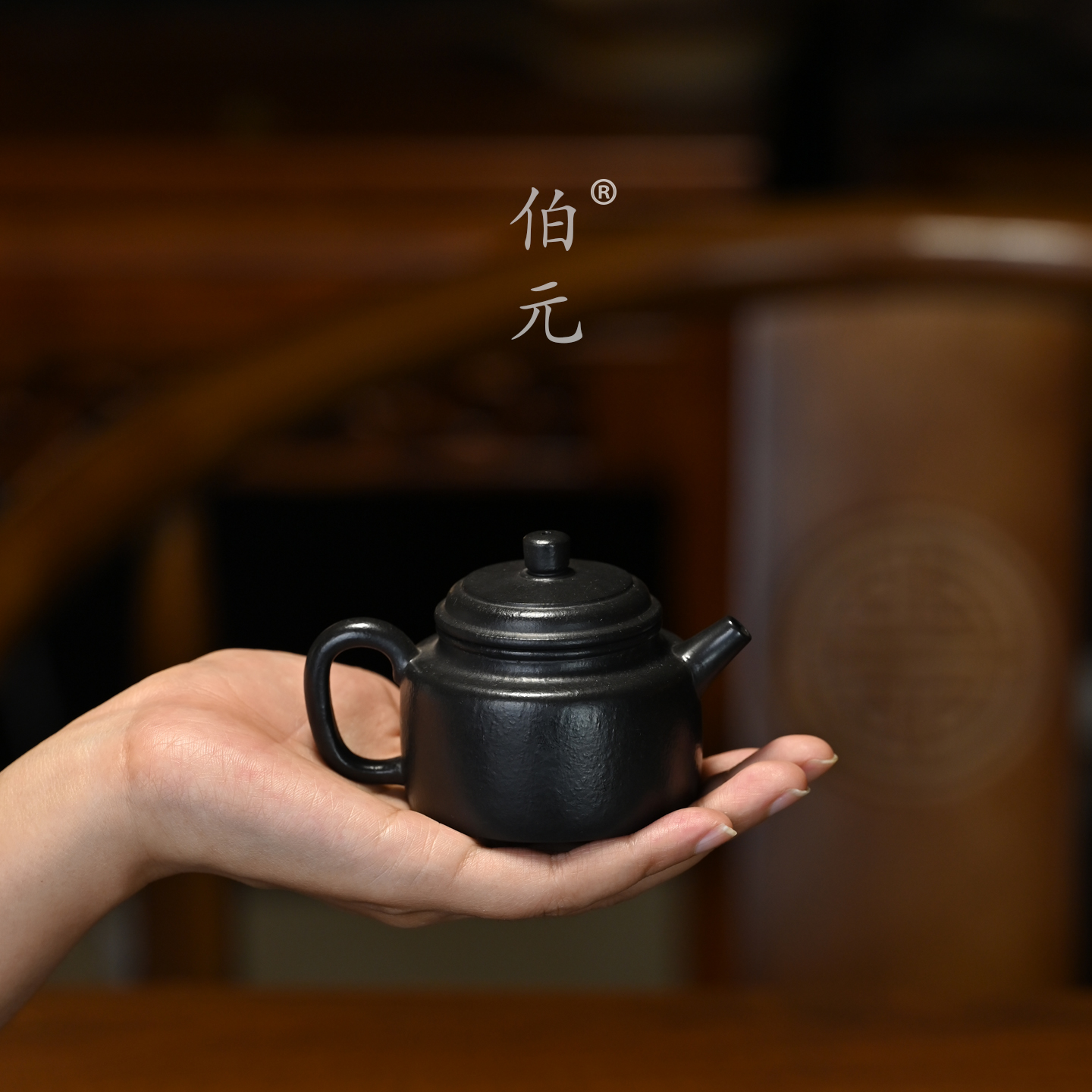 宜兴紫砂壶原矿朱泥捂灰德钟壶全手工小品自用功夫茶具茶壶 100ml