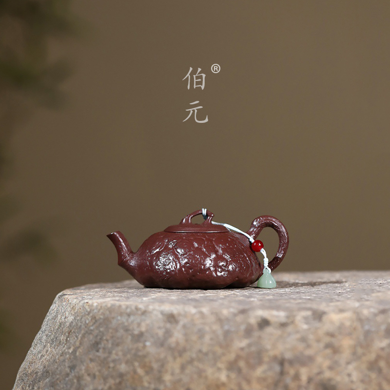 宜兴紫砂壶原矿紫泥小品供春壶全手工家用功夫茶具国风茶器 130ml