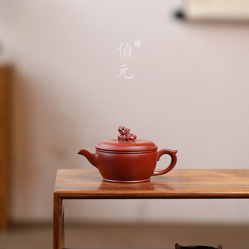 手工瑞兽汉瓦伯元紫砂中式