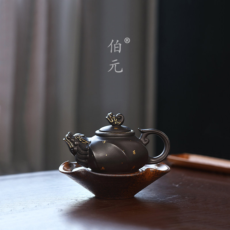 伯元中式紫砂原矿龙头老大