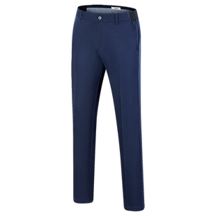 高尔夫裤子 男士长裤弹力运动球裤松紧腰带 夏季休闲薄款修身男裤