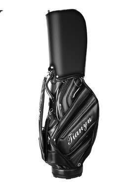 高尔夫球包 男士防水PU包黑色 全套标准球包 球杆套装包