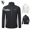 高尔夫球服装 长袖T恤 秋冬保暖衣服 男士外套夹克球服