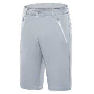 高尔夫短裤 男士运动球裤子 夏季轻薄透气弹力松紧腰拉链袋 休闲