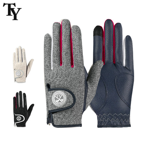 高尔夫女士手套冬季保暖防寒