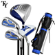 男士 4支装 半套杆 初学者套杆 配球包全套 练习杆 高尔夫球杆