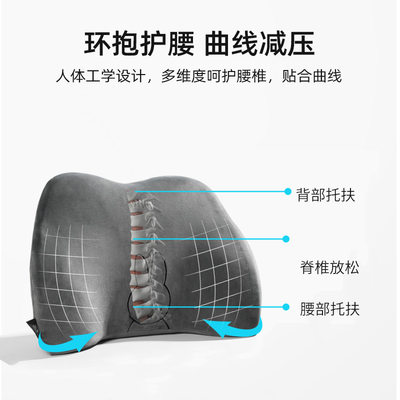 米菲汽车靠垫腰垫车用靠垫卡通可爱座椅靠枕车载头枕靠背护腰
