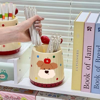 ins可爱卡通DIY桌面笔筒