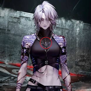 无期迷途卓娅同款项链cos二次元同人游戏周边霸气辣妹潮男锁骨链