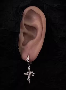 新款失眠艺术家《圣别》十字架耳环通体小众设计甜酷耳饰2025礼物