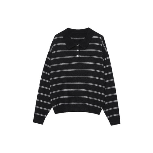 木岸muan比利弗毛衣定制绵羊毛POLO领260克冬季打底衫女D-ZZ-2516