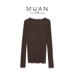 161 DG3 木岸muan氛围进行时针织衫 高级顶制155克针织D