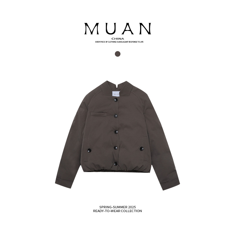 木岸muan诺顿羽绒服定制90白鸭绒冬季保暖百搭休闲外套D-MJ-F8323