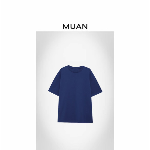 木岸muan宝丽来T夏季定制高级中古宽松上衣T恤短袖打底X-JD-8333