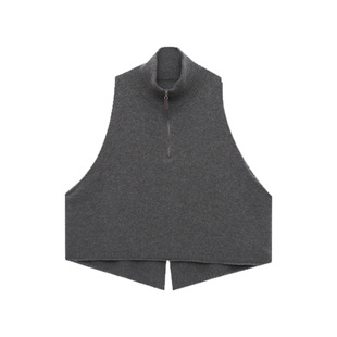 木岸muan奥地利马甲定制100%纯羊毛195克高级百搭马甲D 25228